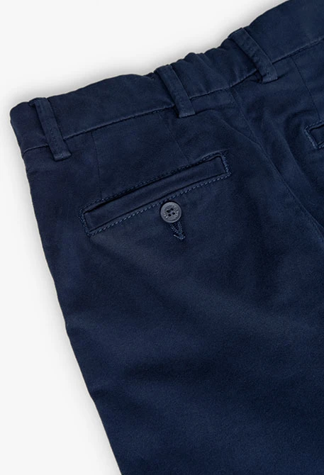 Satenhose für Kinder in Marineblau