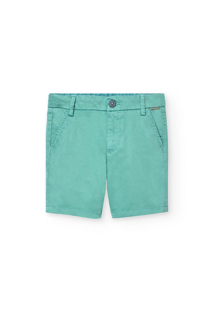 Satinhose für Jungen in Grün