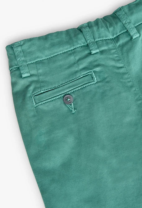 Satinhose für Jungen in Grün