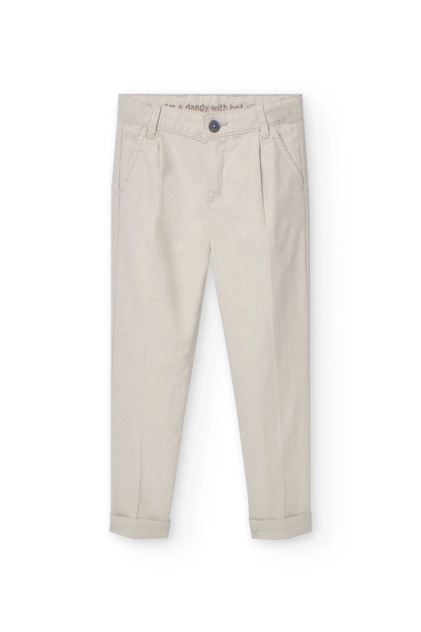 Pantalon Lino Pantalon Vestir NiÃ±o Pantalon Beige Pantalon De