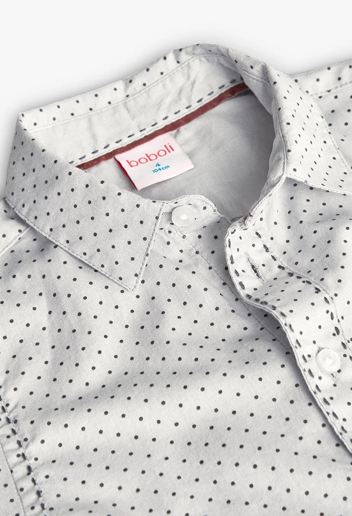 Oxford printed boy´s shirt