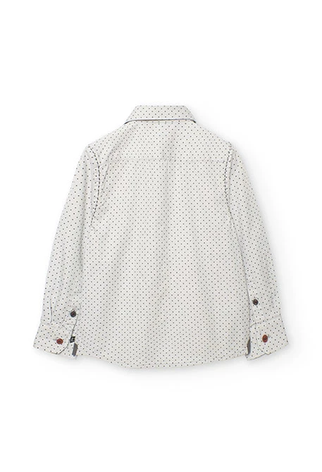 Oxford printed boy´s shirt