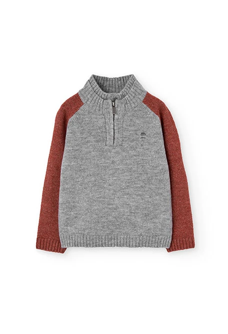 Jersey niño gris oscuro