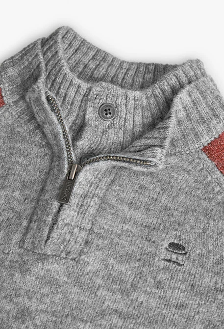 Jersey niño gris oscuro