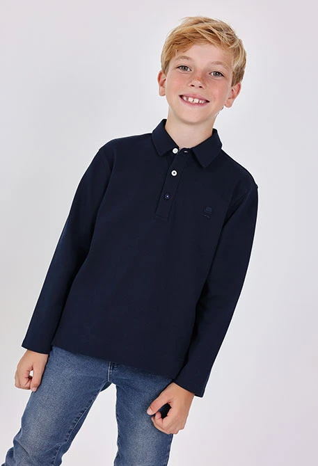Polo nen blau marí