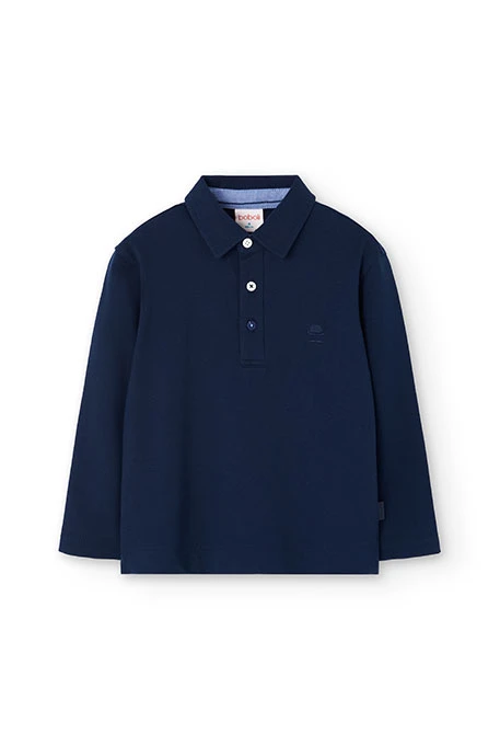 Navy blue boy´s polo shirt