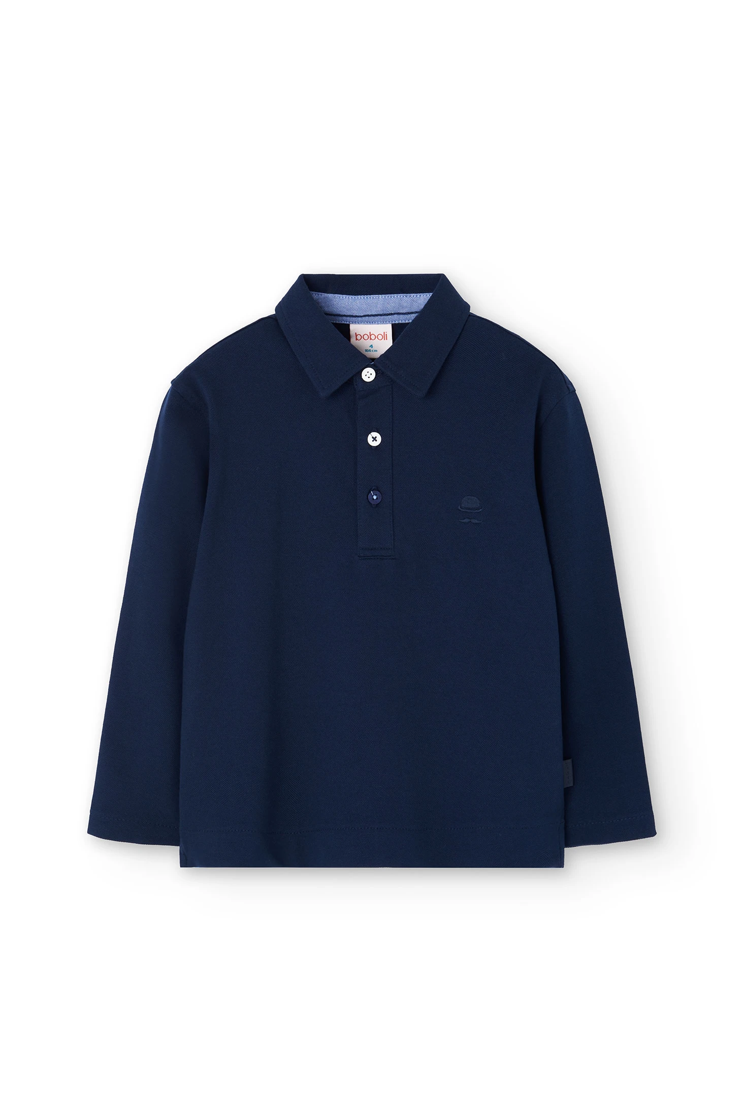 Polo niño azul marino