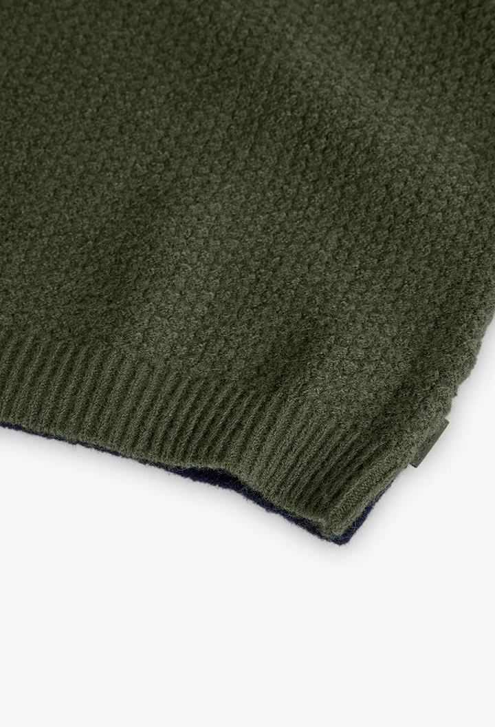 Maglione bambino a righe verdi