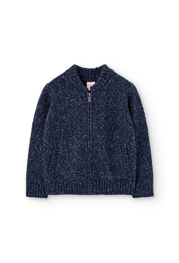 Veste garçon bleu marine