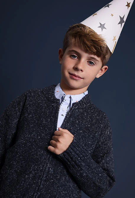 Navy blue boy´s jacket