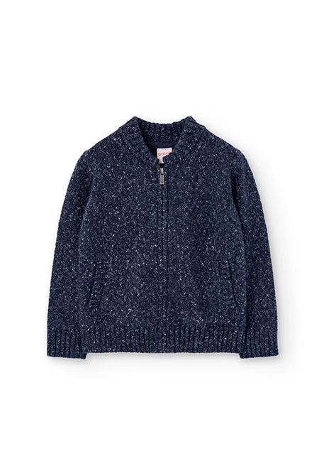 Veste garçon bleu marine