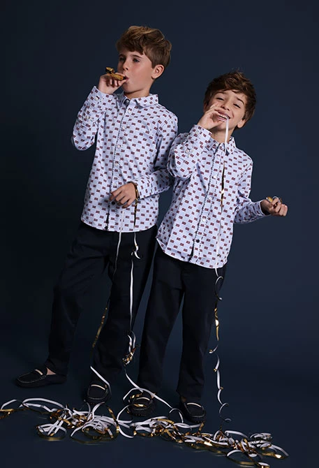 Pantalón niño azul marino