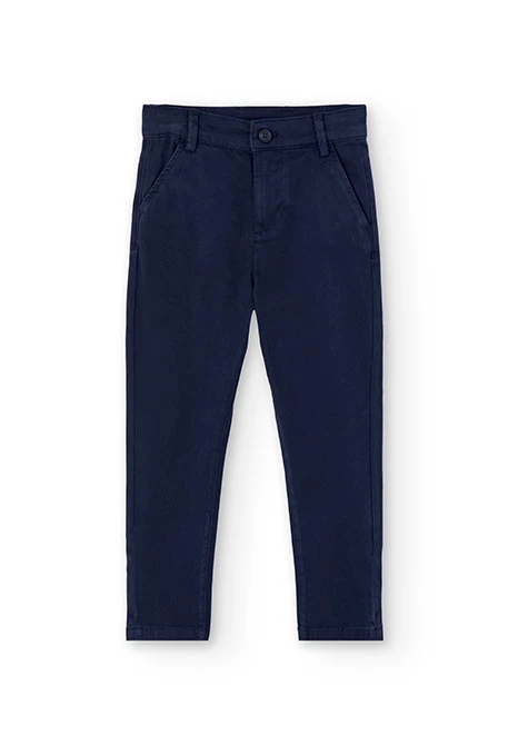Pantalon garçon bleu marine