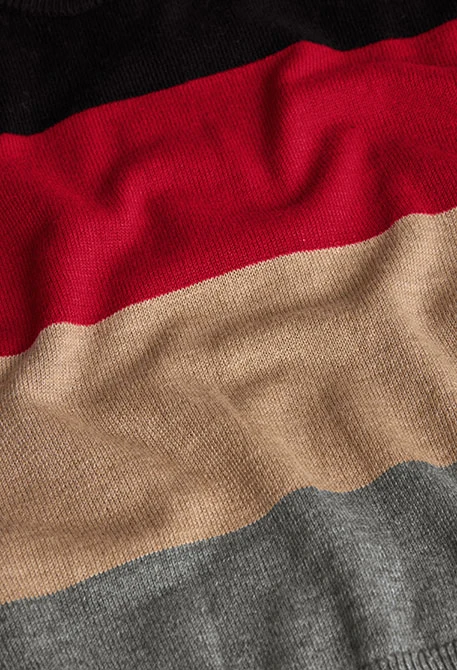 Jersey niño negro franjas