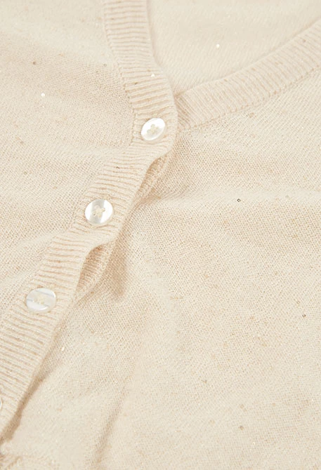 Chaqueta algodón niña blanco