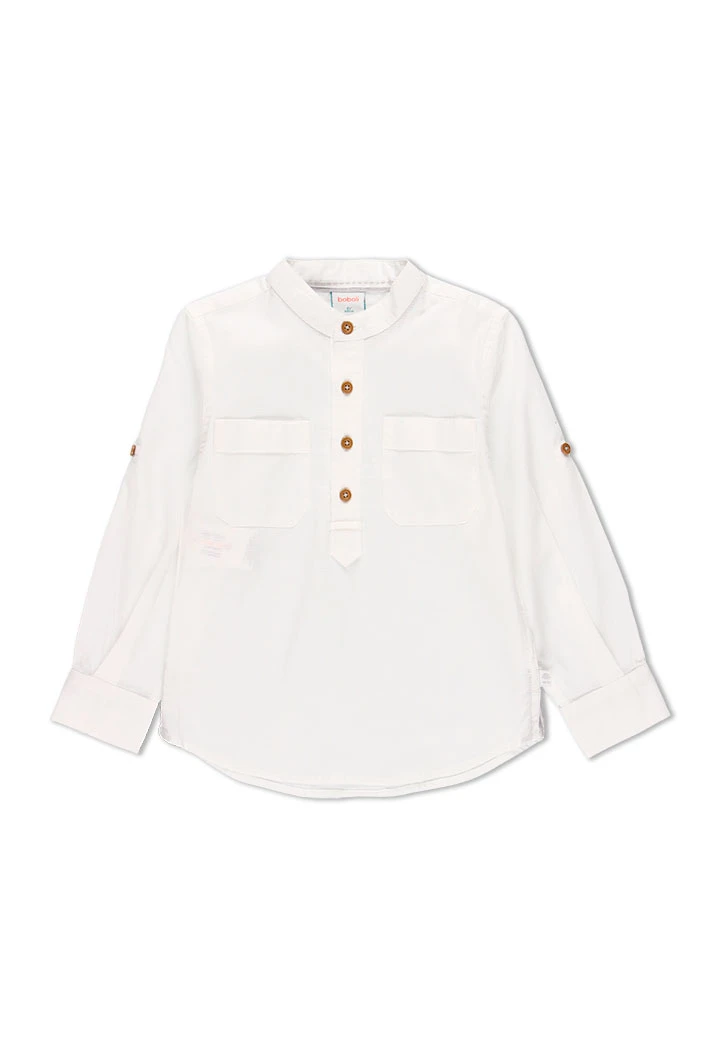 Chemise manche longue pour garçon