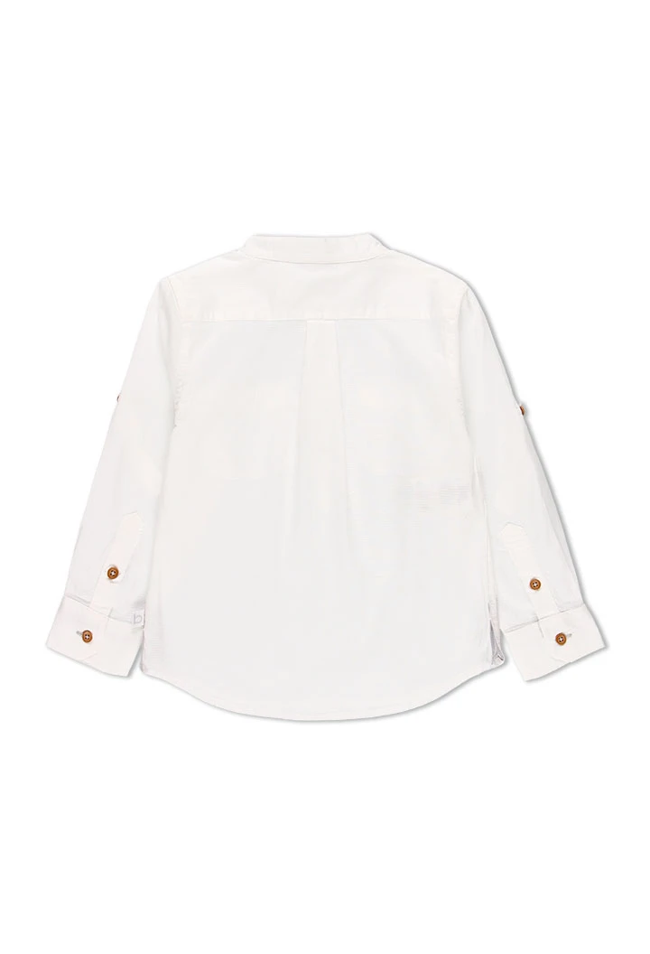 Chemise manche longue pour garçon