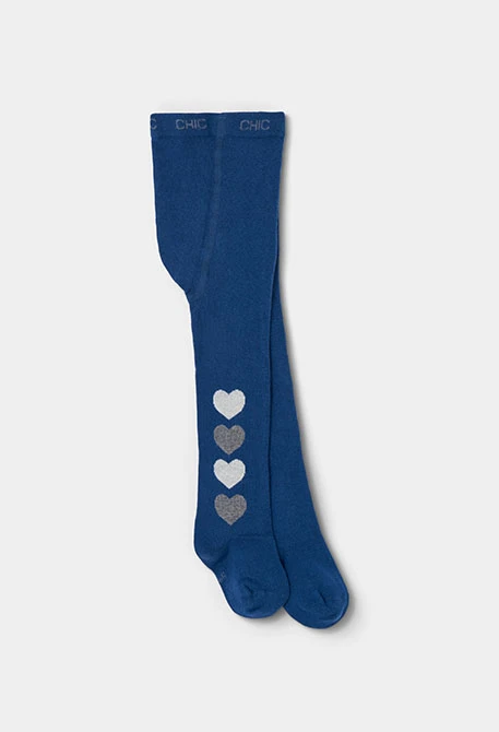 Leotard blau estampat de cors