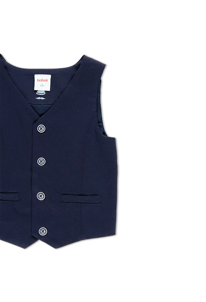 Gilet tricot fantasie pour garçon