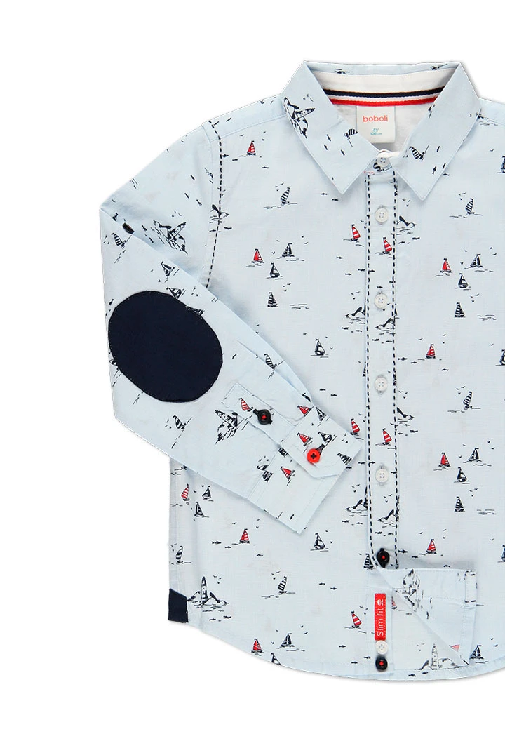 Chemise manche longue pour garçon
