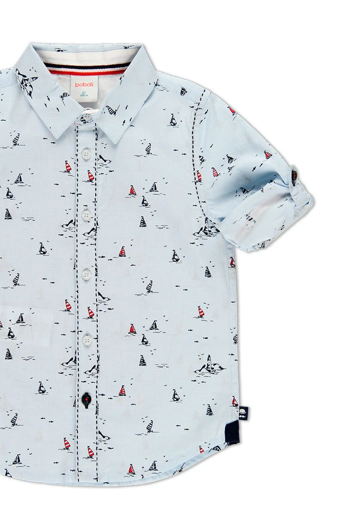 Chemise manche longue pour garçon