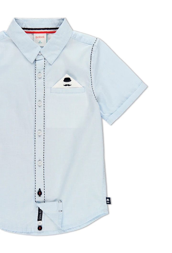 Chemise manche courte pour garçon