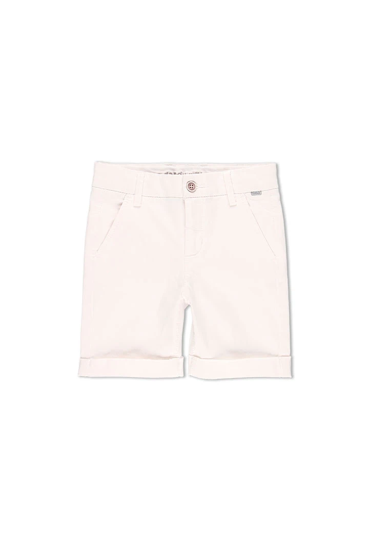 Bermuda en satin élastique pour garçon
