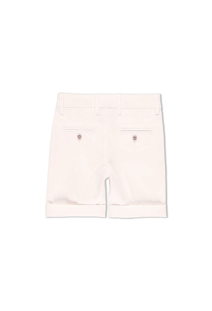 Bermuda en satin élastique pour garçon