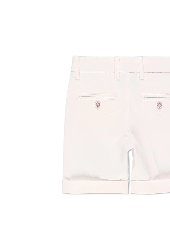 Bermuda en satin élastique pour garçon