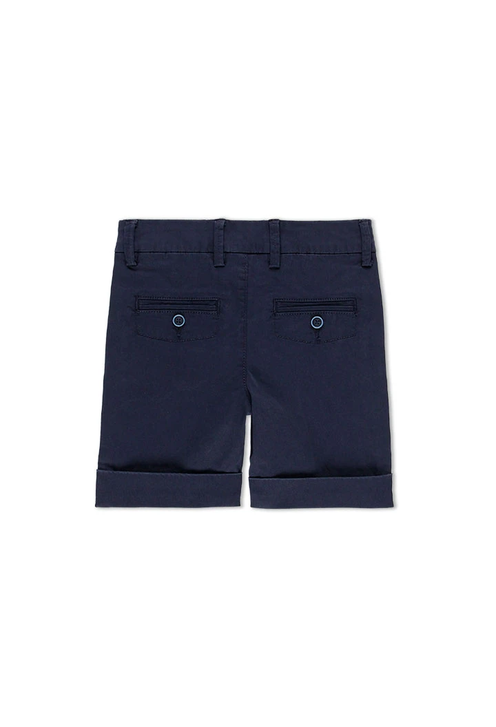 Bermuda en satin élastique pour garçon