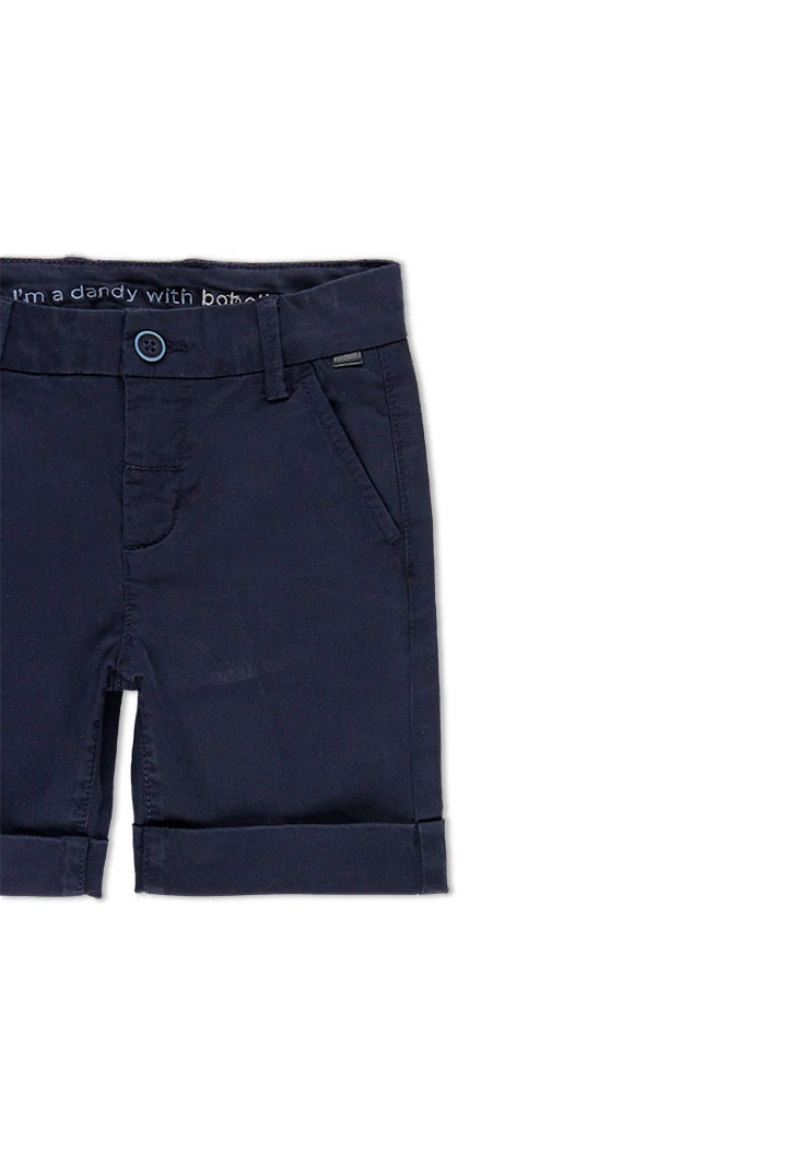 Bermuda en satin élastique pour garçon