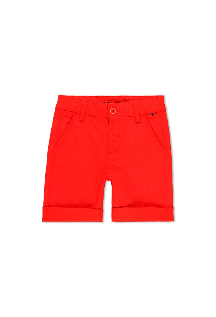 Bermuda en satin élastique pour garçon