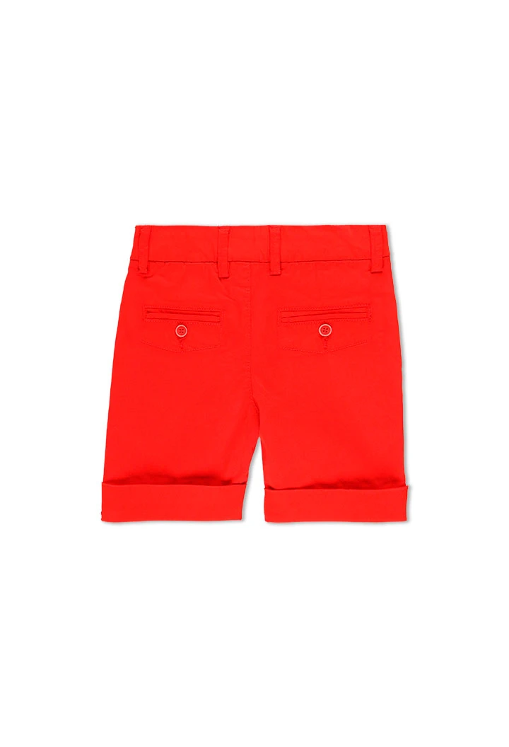 Bermuda en satin élastique pour garçon