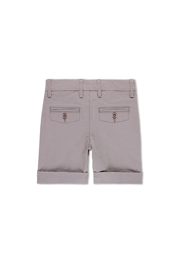 Bermuda en satin élastique pour garçon