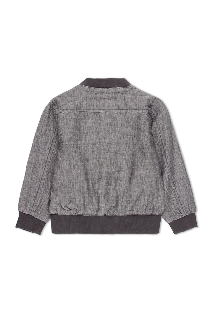 Bomber en lin jean pour garçon