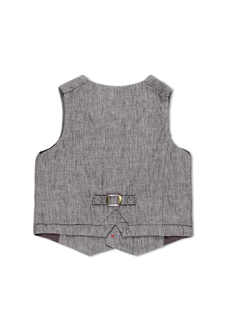 Gilet en lin jean pour garçon