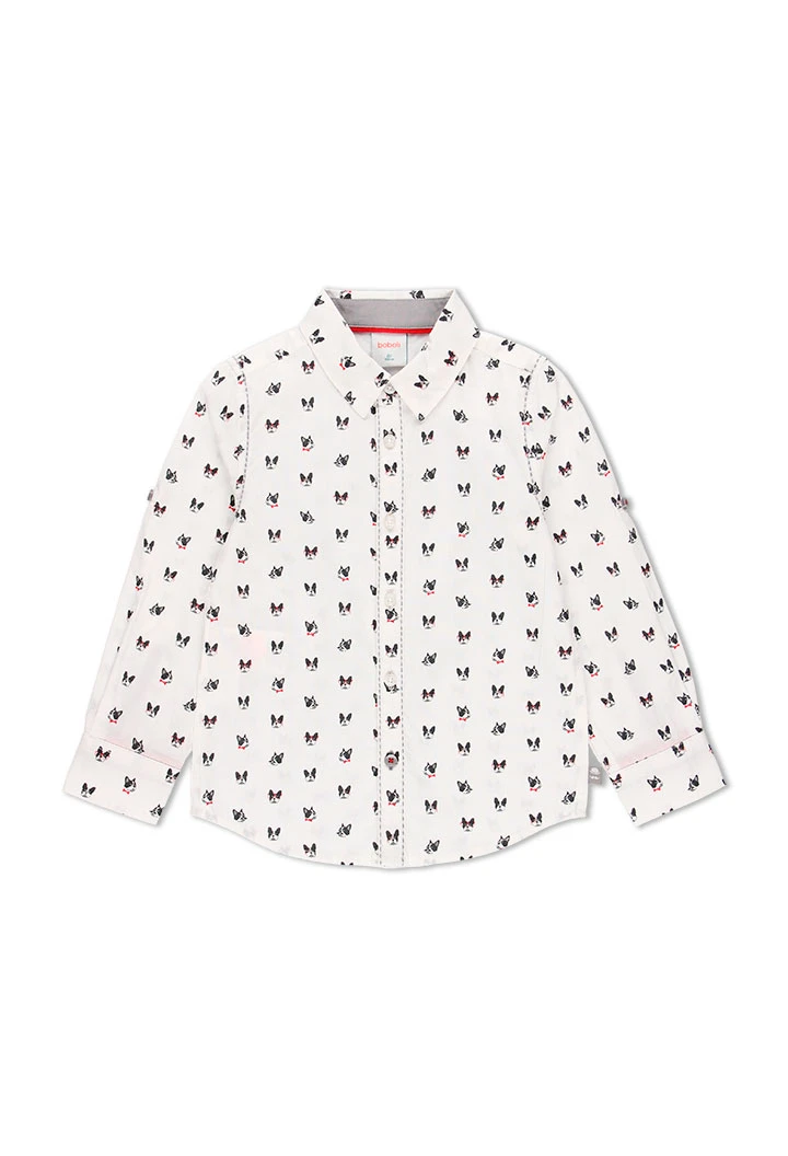 Chemise en popeline pour garçon