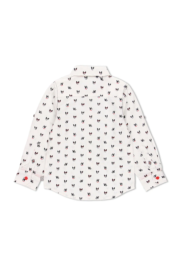 Chemise en popeline pour garçon