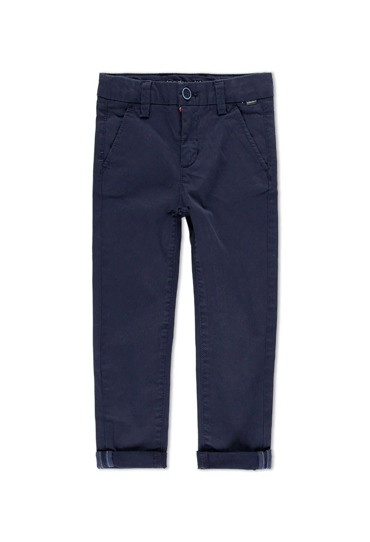 Pantalon stretch en satin pour garçon