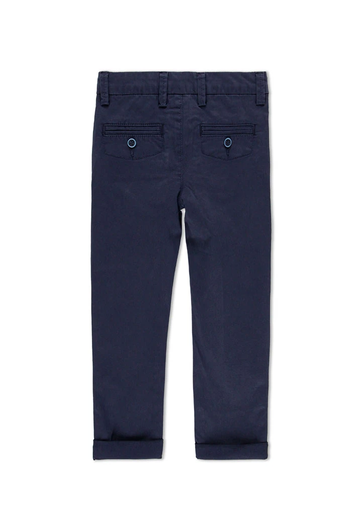 Pantalon stretch en satin pour garçon
