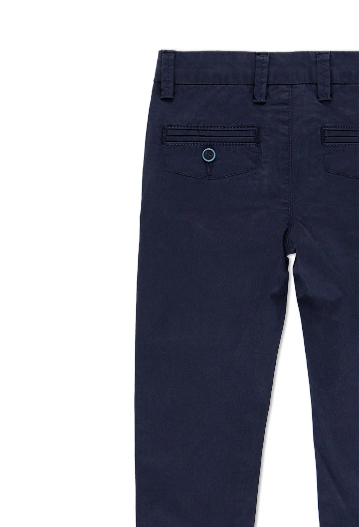 Pantalon stretch en satin pour garçon