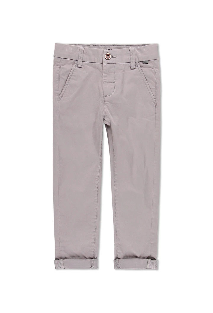 Pantalon stretch en satin pour garçon
