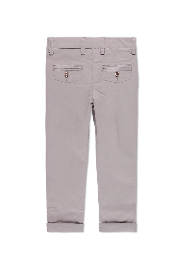 Pantalon stretch en satin pour garçon