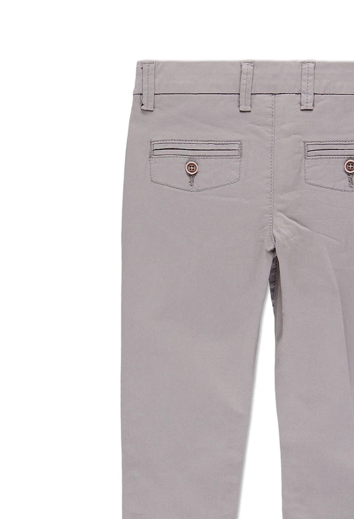 Pantalon stretch en satin pour garçon