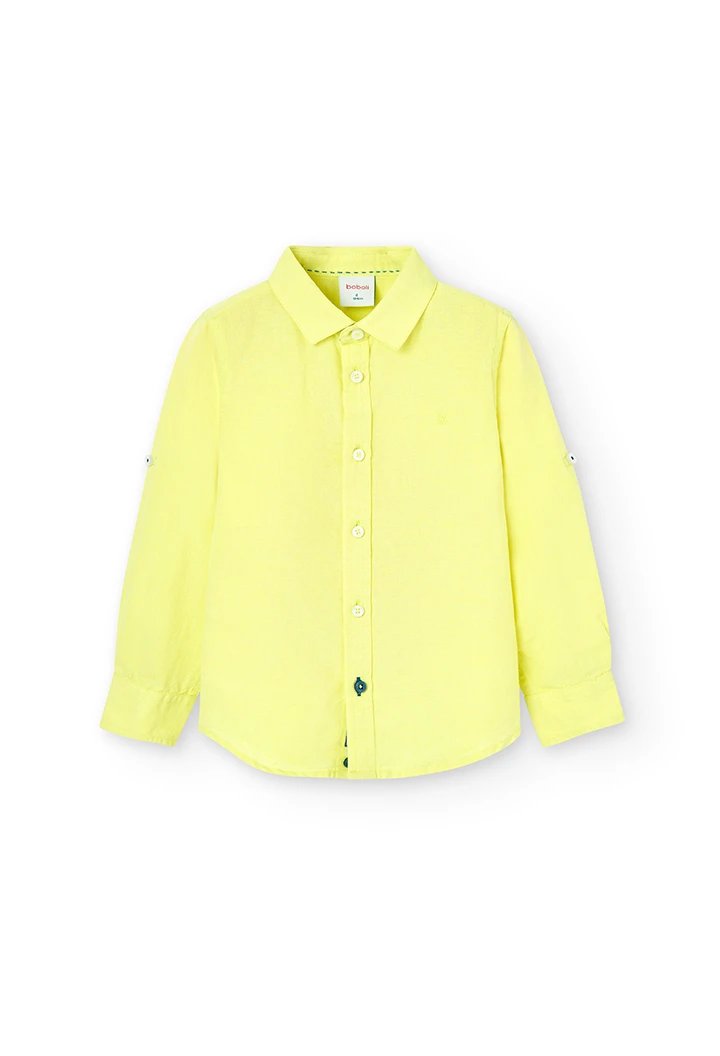 Linen shirt long sleeves for boy