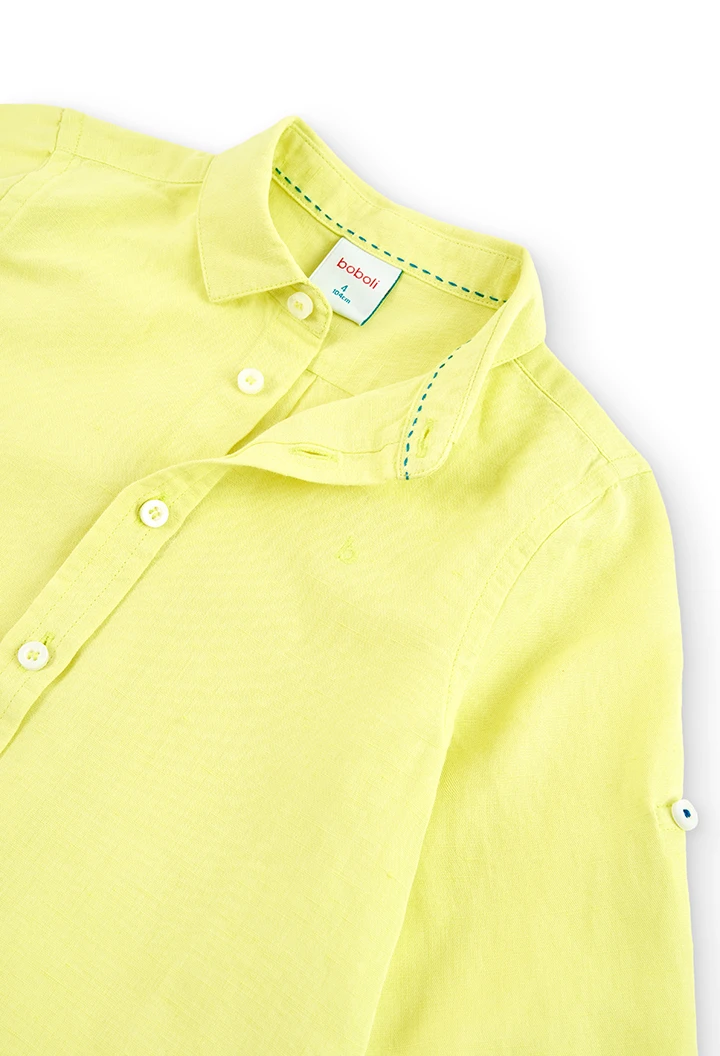 Camisa lli màniga llarga de nen