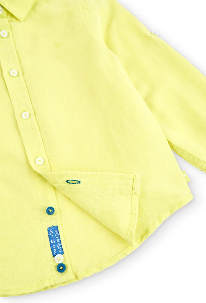 Linen shirt long sleeves for boy