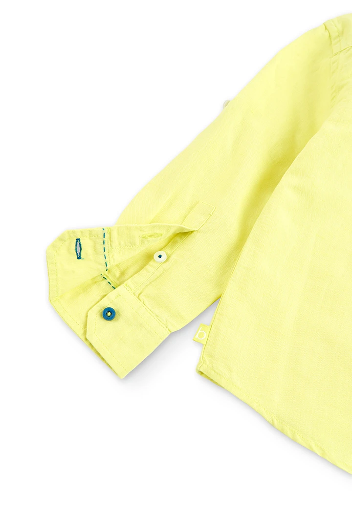 Chemise en lin manche longue pour garçon