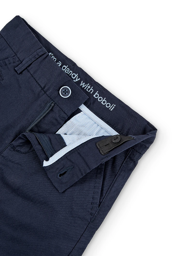 Bermuda en satin élastique pour garçon