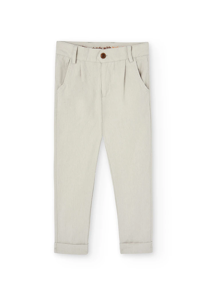 Pantalón lino de niño